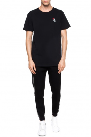 Logo-embroidered t-shirt, zdjęcie 2 Logo-embroidered t-shirt od Alexander McQueen